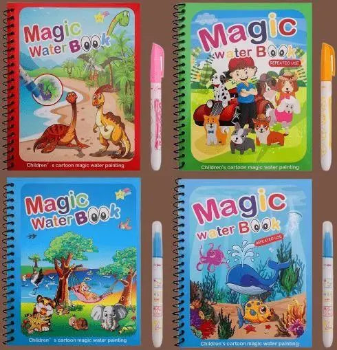 Magic Water Quick Dry Book (pack of 4)