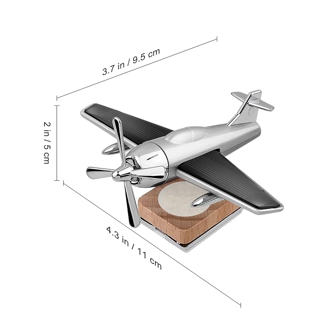Look&Took Car Desk Board Solar Power Mini Helicopter