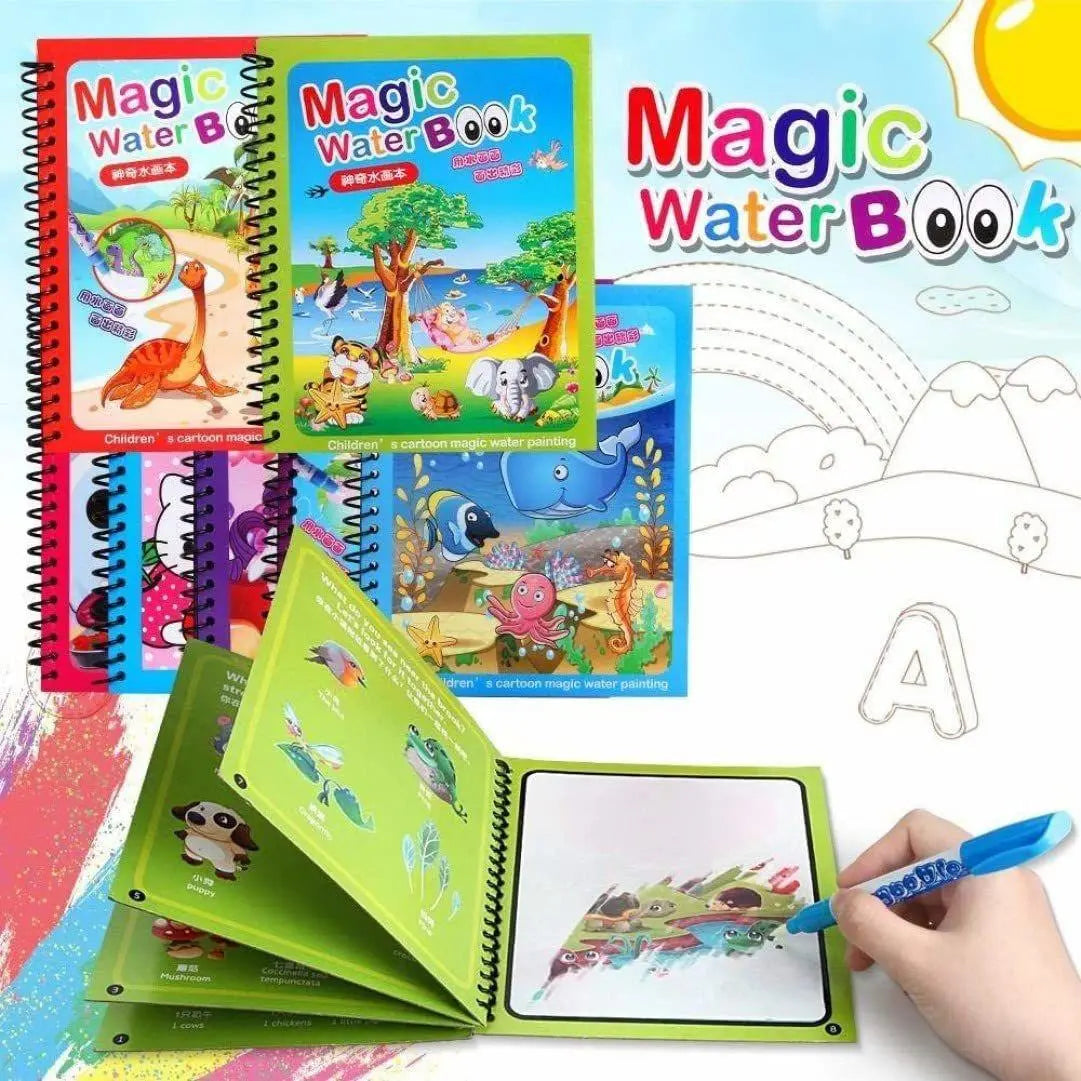 Magic Water Quick Dry Book (pack of 4)